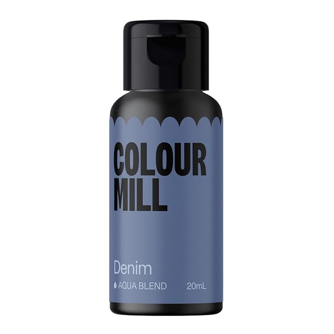 Colour Mill Aqua Blend Water-Based Food Coloring, 20 Milliliters Denim by ColourMill