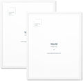 Opposite Wall - 16x20 in - White Solid Oak Wood Picture Frame - Lightweight by OppositeWall