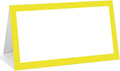 25 Pack Yellow Border Place Cards, Editable Name Cards by WwongxianB
