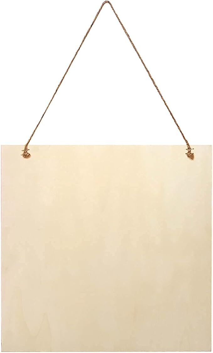Personalized Hanging Wood Signs, Customized Door Board - Image 6