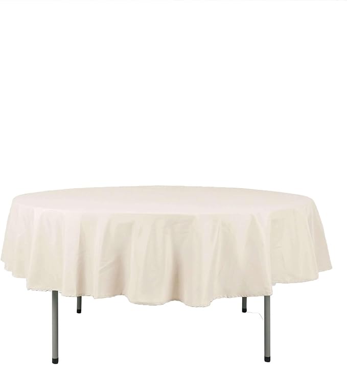 Efavormart Round Tablecloth, 90 Inch Stain & Wrinkle Resistant Washable Table - Image 6