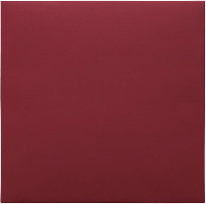 LUXPaper Square Invitation Envelopes | Peel & Press | 5" x 5" | Holiday Red | - Image 5