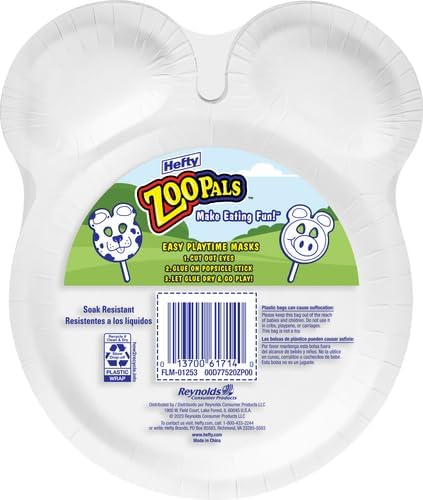 Hefty Zoo Pals Party Edition Paper Plates - Image 3