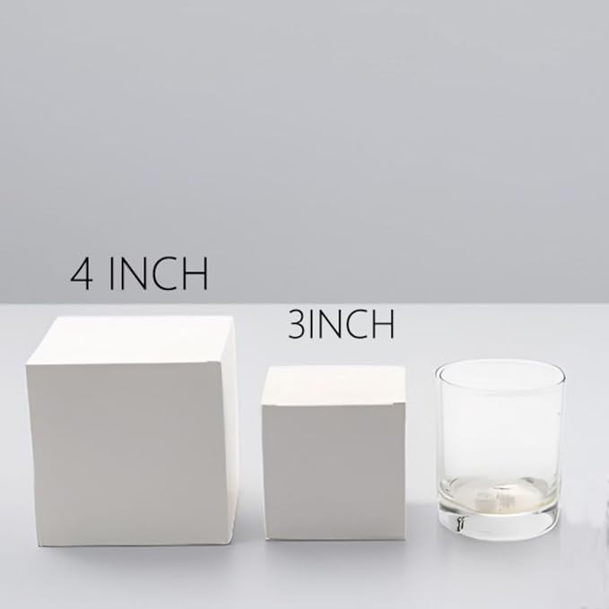 Oletx 25 Pcs White Paper Gift Boxes, Small Candy Boxes Bulk, Goodie Treat Boxes - Image 4