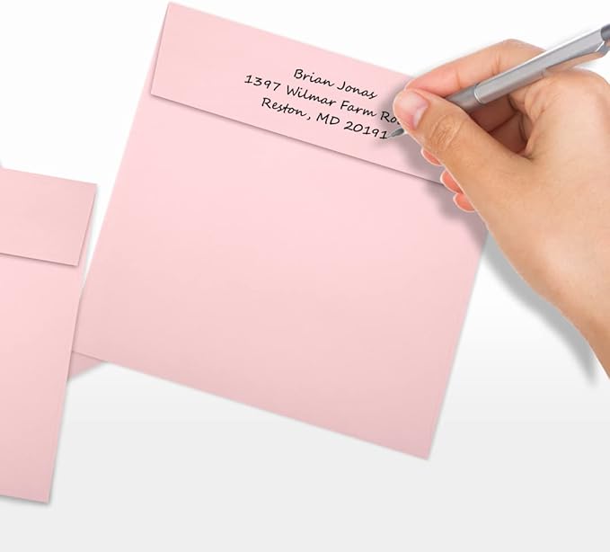 LUXPaper Square Invitation Envelopes | Peel & Press | 6 1/2" x 6 1/2" | Candy - Image 6