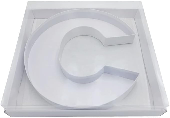 12" Fillable Cardboard Letter Charcuterie Gift Cupcake Box - Image 5