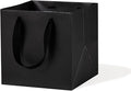 Black Paper Gift Bag Small Square Bottom Kraft Paper Bags by L%C3%B3ngF%C3%A8ngCh%C3%A9ngXi%C3%A1ng