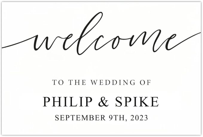 Wedding Welcome Sign - Image 8