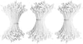 HAHIYO 700Pcs 3mm White Matte Double Head Flower Stamen Pistil by HAHIYO