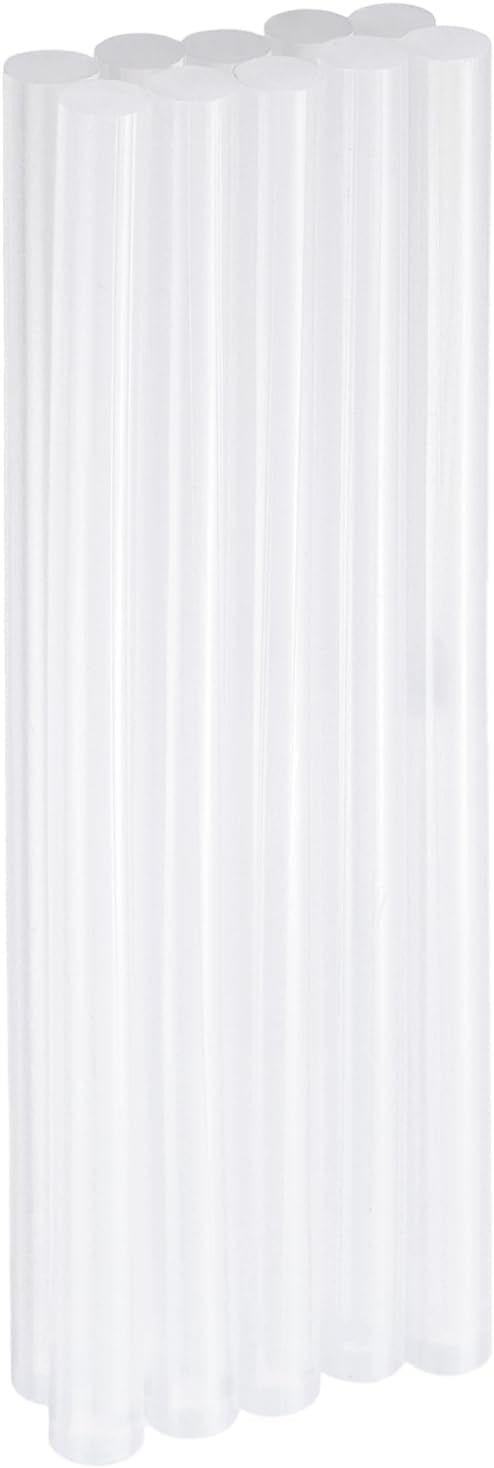 HARFINGTON 10pcs Hot Glue Sticks 0.43" Dia x 7.87" Long EVA Mini Hot Melt by HARFINGTON
