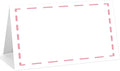 25 Pack Pink Lines Border Place Cards, Editable Name Cards by WwongxianB