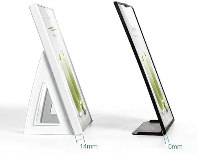 ABS Plastic Sign Holder，Menu Displays L Shape Sign Stand Vertical/Horizontal Use - Image 3