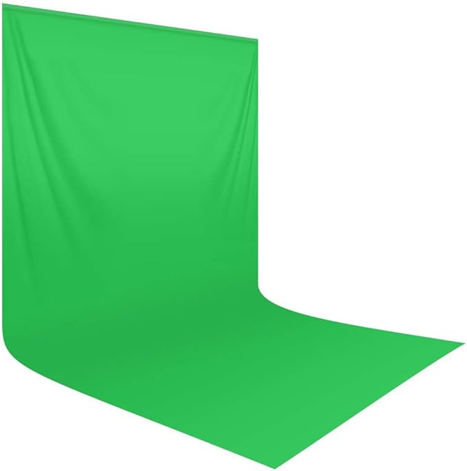 HEMMOTOP Green Screen Backdrop, 10 x 20 ft Large Chromakey Greenscreen by Hemmotop