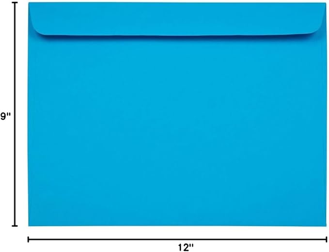 JAM PAPER 9 x 12 Booklet Colored Envelopes - Image 3