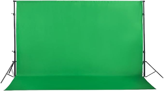 Green Screen Backdrop 10x7ft Photo Backdrop Chromakey Muslin Portrait Green by HMTFOTO