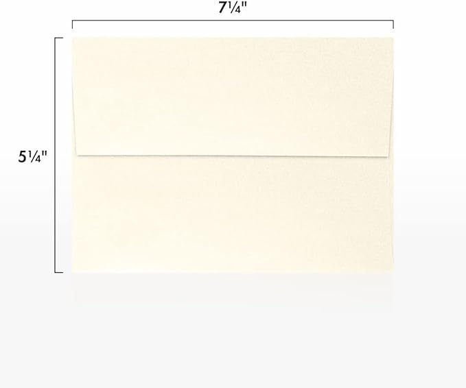 LUXPaper A7 Invitation Envelopes | Peel & Press | 5 1/4" x 7 1/4" | Champagne - Image 3