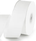 KMER LIFE 1-1/2" Wide x 50 Yards White Single Faced Polyester Satin Ribbon by KMERLIFE