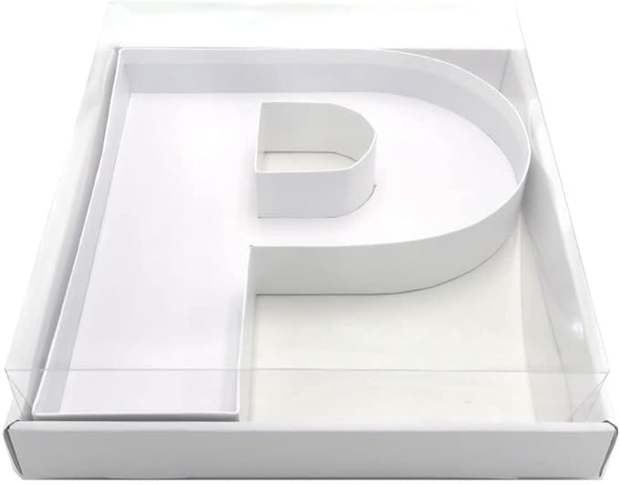 12" Fillable Cardboard Letter Charcuterie Gift Cupcake Box - Image 3