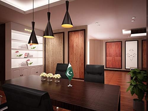 GentleGirl.USA Pakistan Table Flags, Stick Small Mini Pakistani Flag Office - Image 3