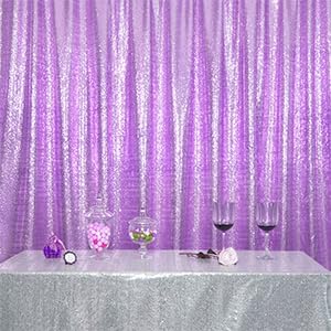 SquarePie Sequin Backdrop Curtain Not See Through Thick Glitter Background - Image 9