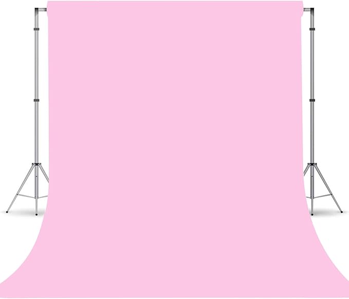 Pink Photography Backdrops for Photoshoot, Photo Booth Video Shooting Photo by TERSUM