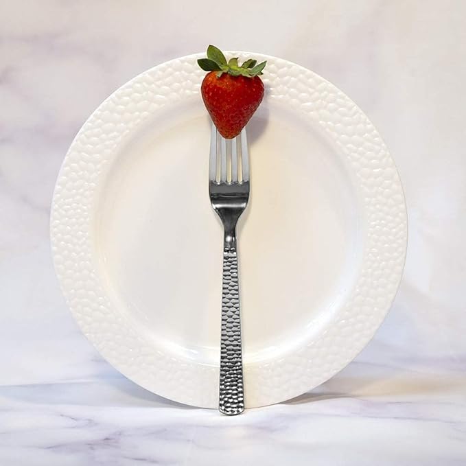 Plastic Cutlery Silverware Extra Heavyweight Disposable Flatware, Full Size - Image 6