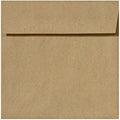 LUXPaper Square Invitation Envelopes | Peel & Press | 5" x 5" | Grocery Bag by LUXPaper