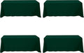 BRILLMAX 4 Pack Hunter Green Tablecloths by BRILLMAX