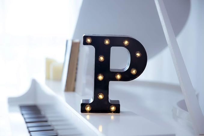 Foaky Black LED Marquee Number Lights Sign Light Up Marquee Number Lights Sign - Image 2