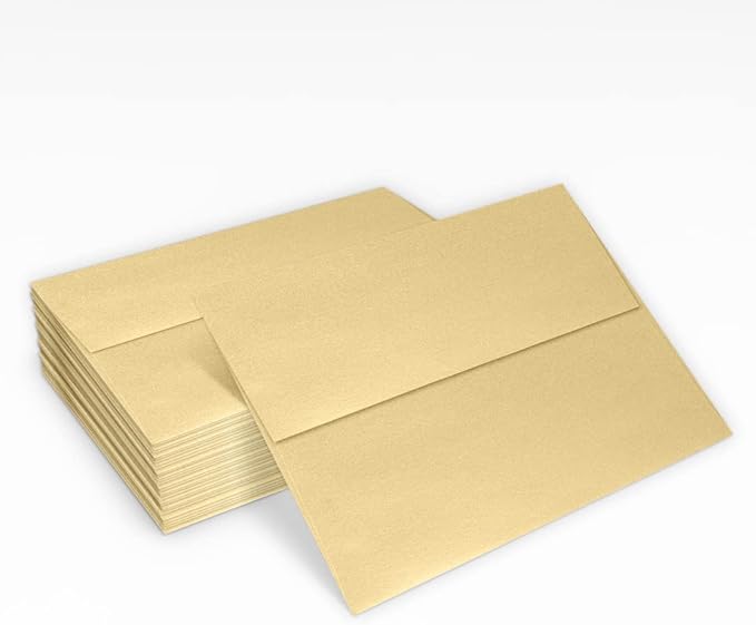LUXPaper A7 Invitation Envelopes | Peel & Press | 5 1/4" x 7 1/4" | Blonde - Image 5
