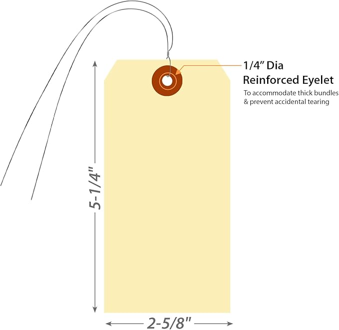 SmartSign Blank Manila Shipping Tags - Image 4
