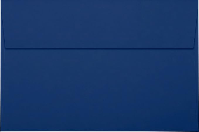 LUXPaper A9 Invitation Envelopes | Peel & Press | 5 3/4" x 8 3/4" | Navy Blue | - Image 2