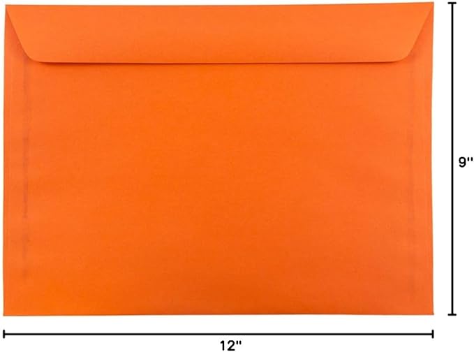 JAM PAPER 9 x 12 Booklet Colored Envelopes - Image 4