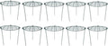 12 x 16 inch Poeny Cage Grow Through Grid Plant Brace Flower Support Rings by MTBGarden