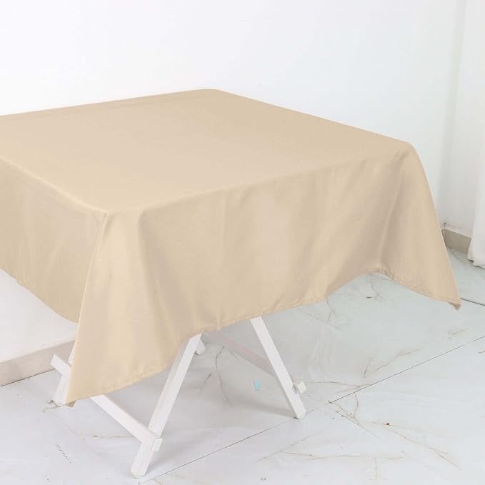 Efavormart 54x54 Nude Wholesale Linens Seamless Polyester Square Linen - Image 8