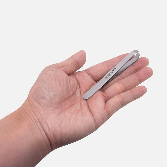 Beard Tweezers, Stainless Steel, Fine Hair Removal Tweezers, Eyebrows Shaping - Image 7