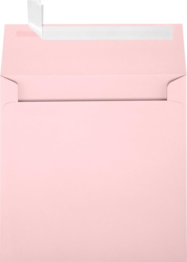 LUXPaper Square Invitation Envelopes | Peel & Press | 6 1/2" x 6 1/2" | Candy by LUXPaper