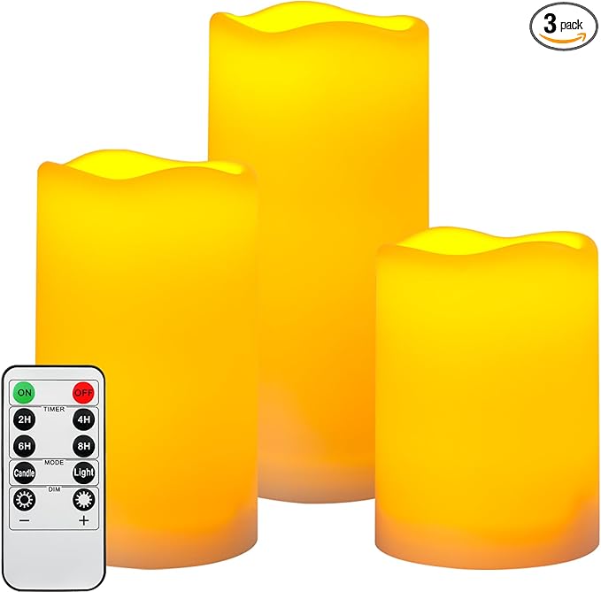 Da by Flameless Candles Battery Operated Candles LED Outdoor Waterproof Candles by Daby