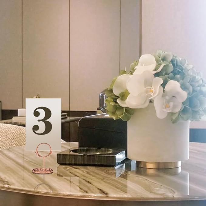 20Pcs Table Number Holders, Place Card Holder, Mini Table Card Holders - Image 8