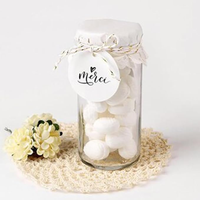 Custom Gift Tag, Personalized Favor Label, Kraft Wrapping Decoration, Wedding - Image 5