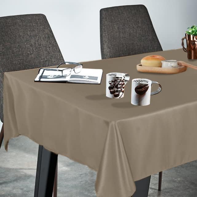Fitable Rectangle Tablecloth Stain and Wrinkle Resistant Washable Polyester - Image 3