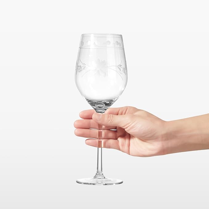 Premium Delight Wine Glasses Set of 4, 15 oz – Hand-Blown - Image 3