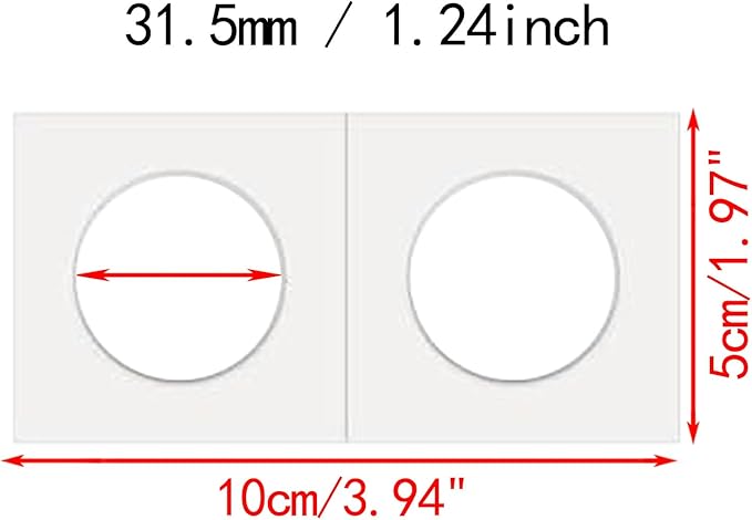 200 PCS Premium Cardboard Coin Flips 2 x 2 inch Coin Collection Supplies - Image 5