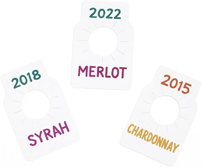 200 PCS Wine Bottle Tags –Paper Hanging Cellar Labels - Image 5