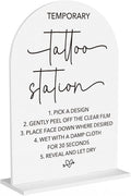 Wedding Tattoo Sign Temporary Tattoo Station Sign by Unknown
