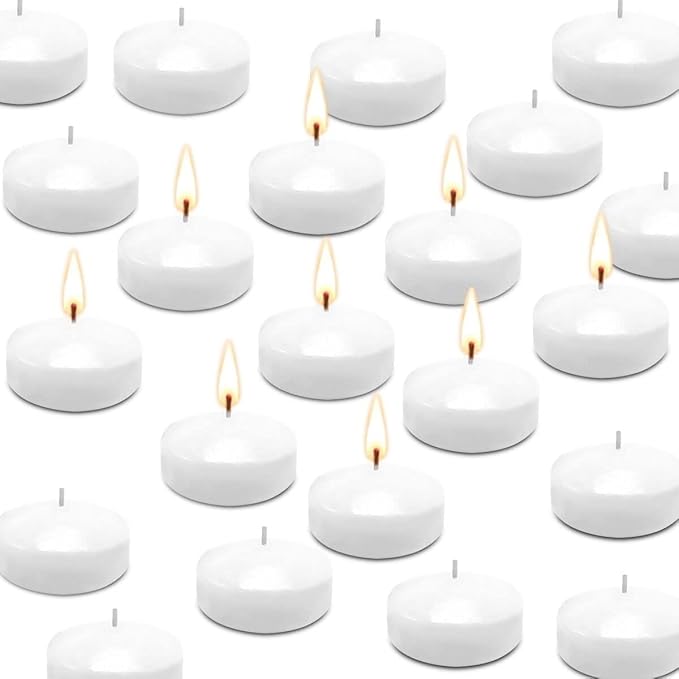 JHENG 50 Pack Floating Candles, - Image 3