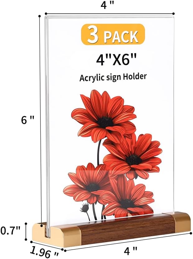 Acrylic Sign Holder 4"x 6" - Image 6