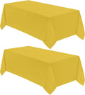 VidaFete Tablecloth 2 Pack 90 * 132inch Rectangle Table Cloth Polyester by VidaFete