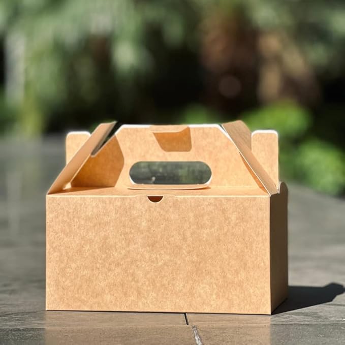 PandaPandaPPS 50 Pack Brown Gable Boxes - Image 5