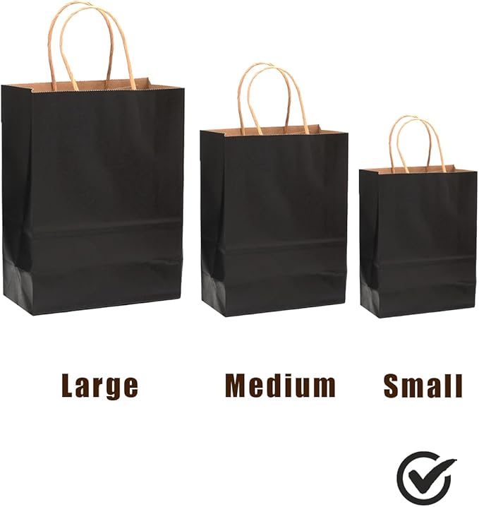 qiqee 200Pcs Paper Gift Bags - Image 7